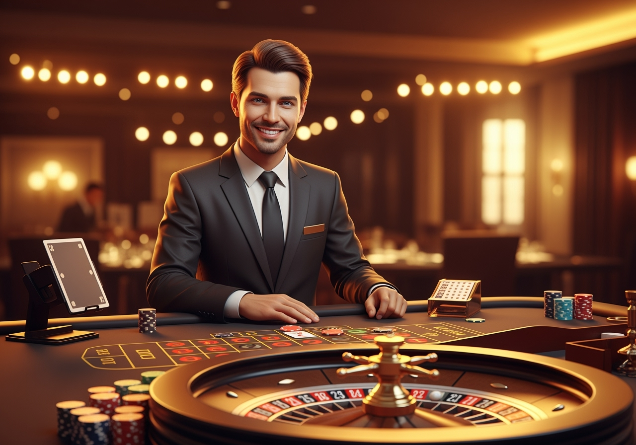 Player enjoying a fun reel-style game